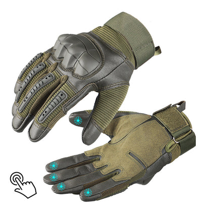 Full Finger Tactical Gloves – Outdoor Sports Anti-Slip Touchscreen Gloves for Cycling, Hiking, Riding & Work Protection