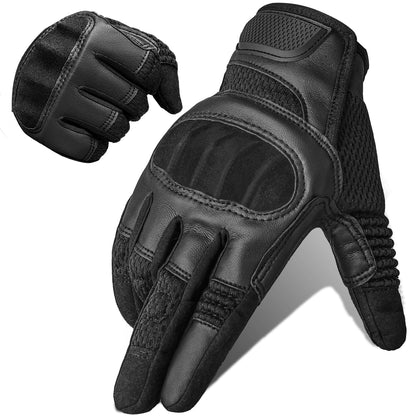 Tactical Outdoor Gloves for Men – Anti-Slip Touchscreen Motorcycle & Climbing Gloves with Breathable Design