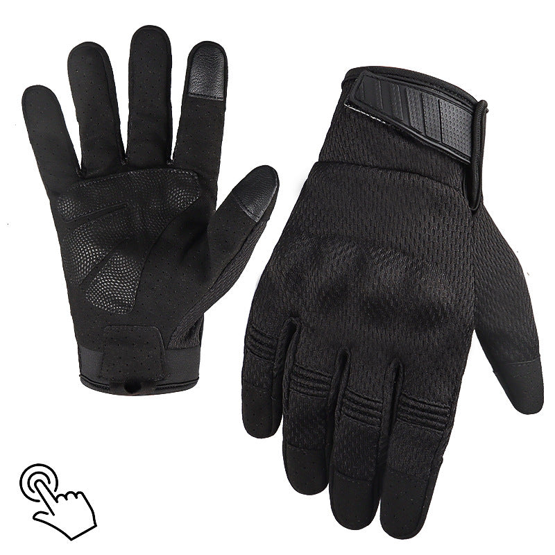 Outdoor Tactical Camouflage Touchscreen Gloves – Breathable Full Finger Motorcycle Riding Gloves