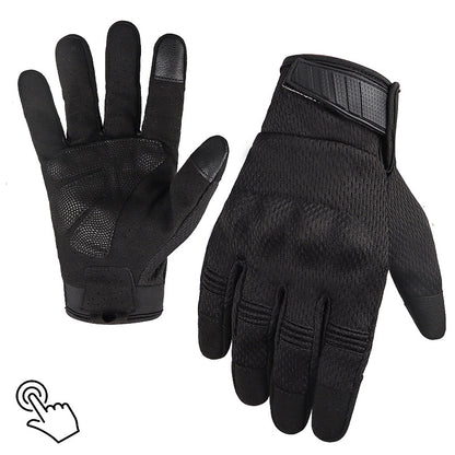 Outdoor Tactical Camouflage Touchscreen Gloves – Breathable Full Finger Motorcycle Riding Gloves