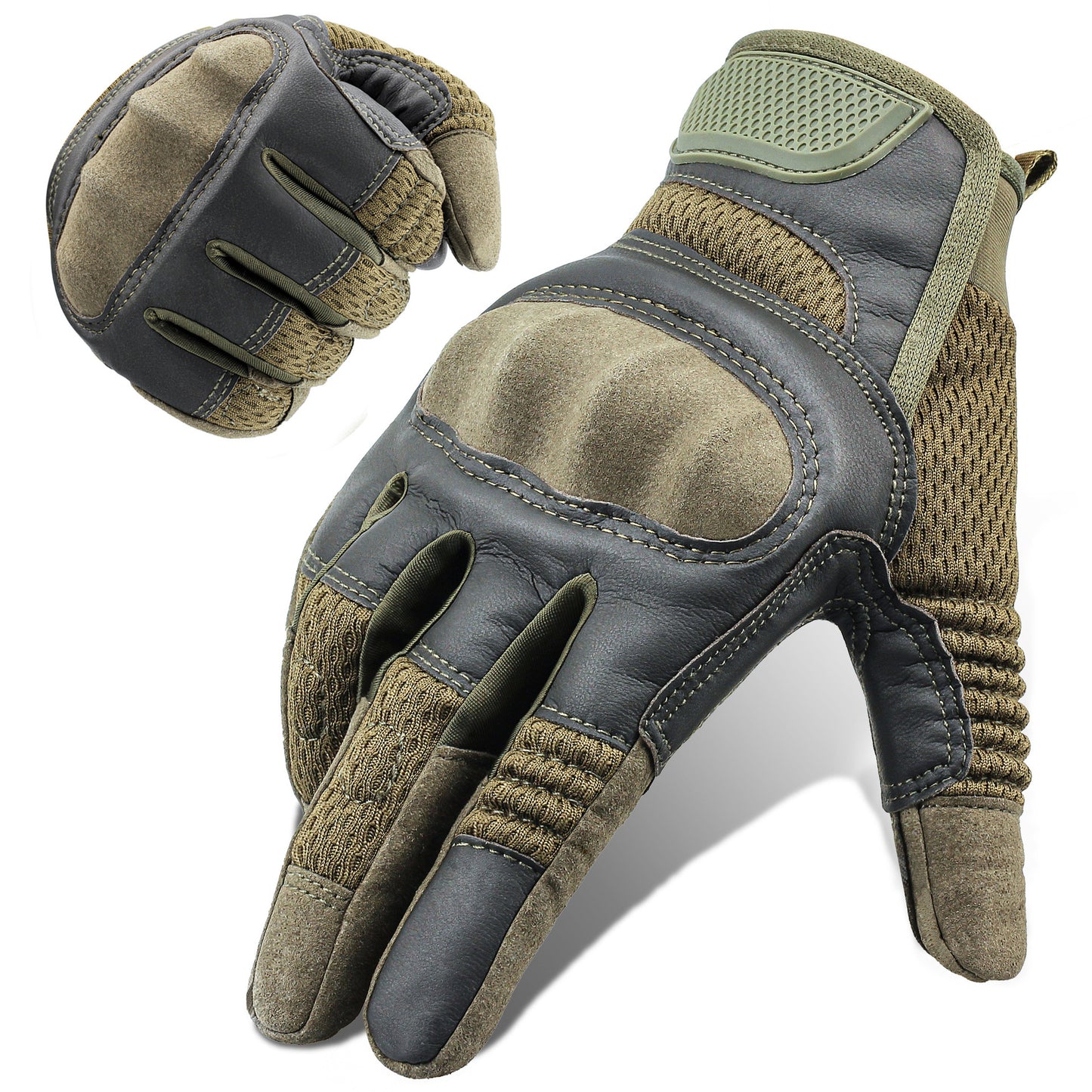 Tactical Outdoor Gloves for Men – Anti-Slip Touchscreen Motorcycle & Climbing Gloves with Breathable Design