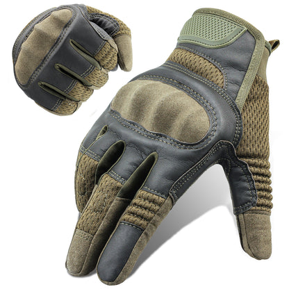 Tactical Outdoor Gloves for Men – Anti-Slip Touchscreen Motorcycle & Climbing Gloves with Breathable Design